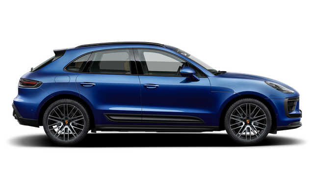 Blue 2024 Porsche Macan - Car Cut